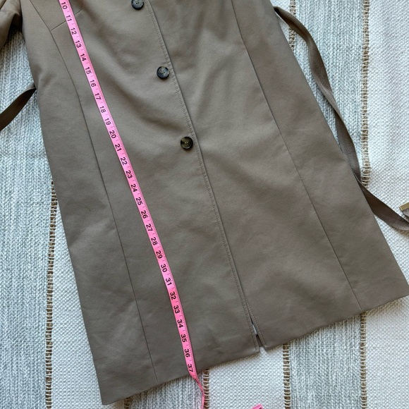 Marc by Marc Jacobs Tan Long Sleeves Long Trench Coat Women’s Size XS - Picture 5 of 9